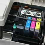Cartridges in printer
